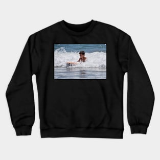 in the waves Crewneck Sweatshirt